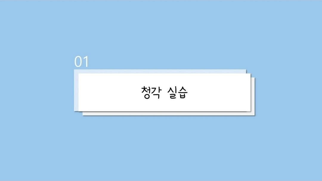 우송대 언어치료 청각재활학과 청각 실습 과정